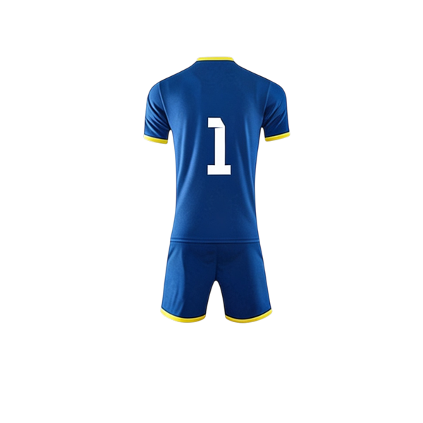 Premium Blue & Yellow Soccer Kit - Jersey & Shorts Set - Image 4