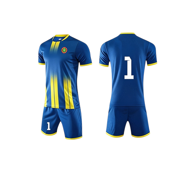 Premium Blue & Yellow Soccer Kit - Jersey & Shorts Set - Image 5