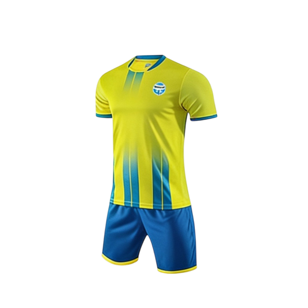 White & Blue Soccer Kit – High-Performance Football Jersey & Shorts Set - Image 2