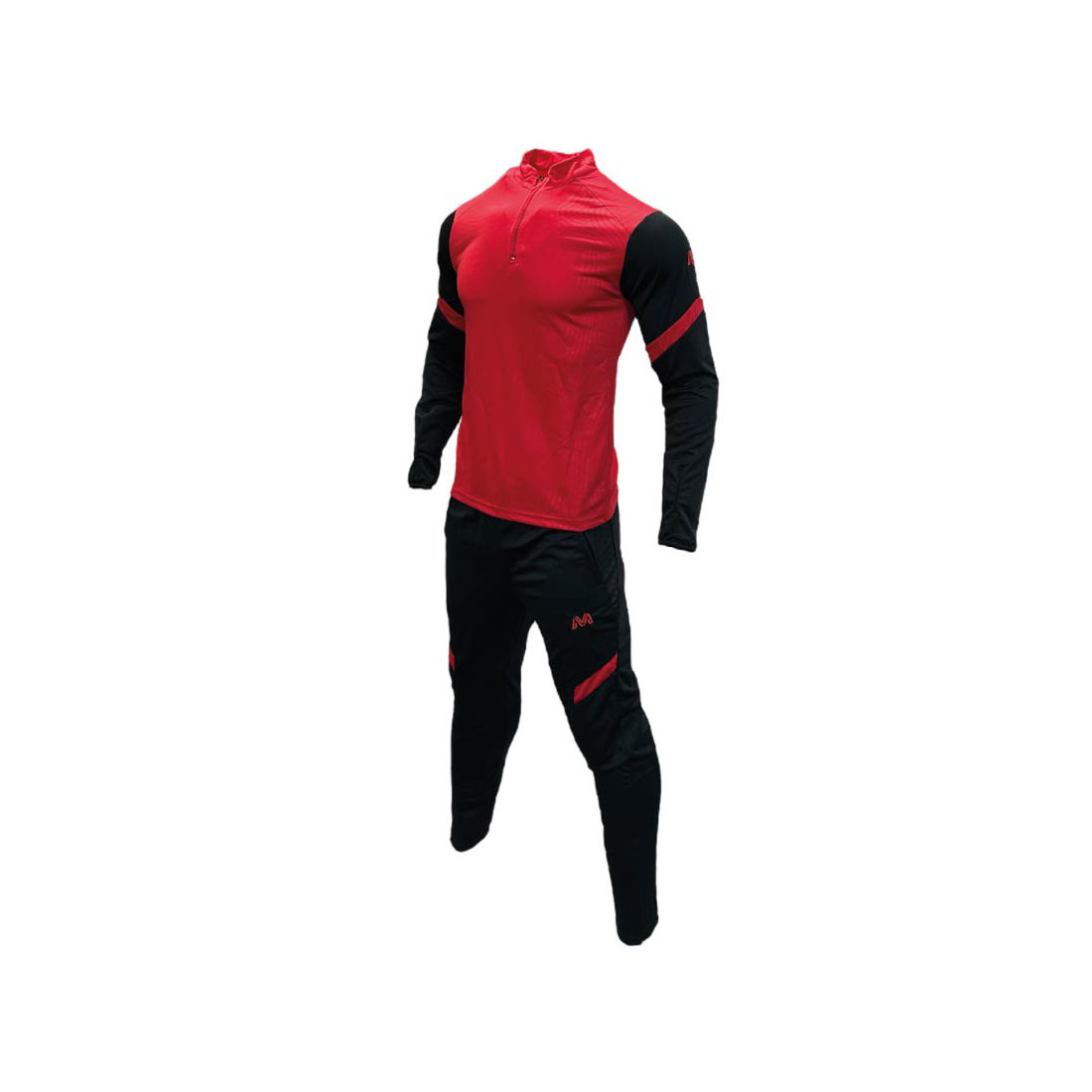 Black & Red Tracksuit Set - Image 2