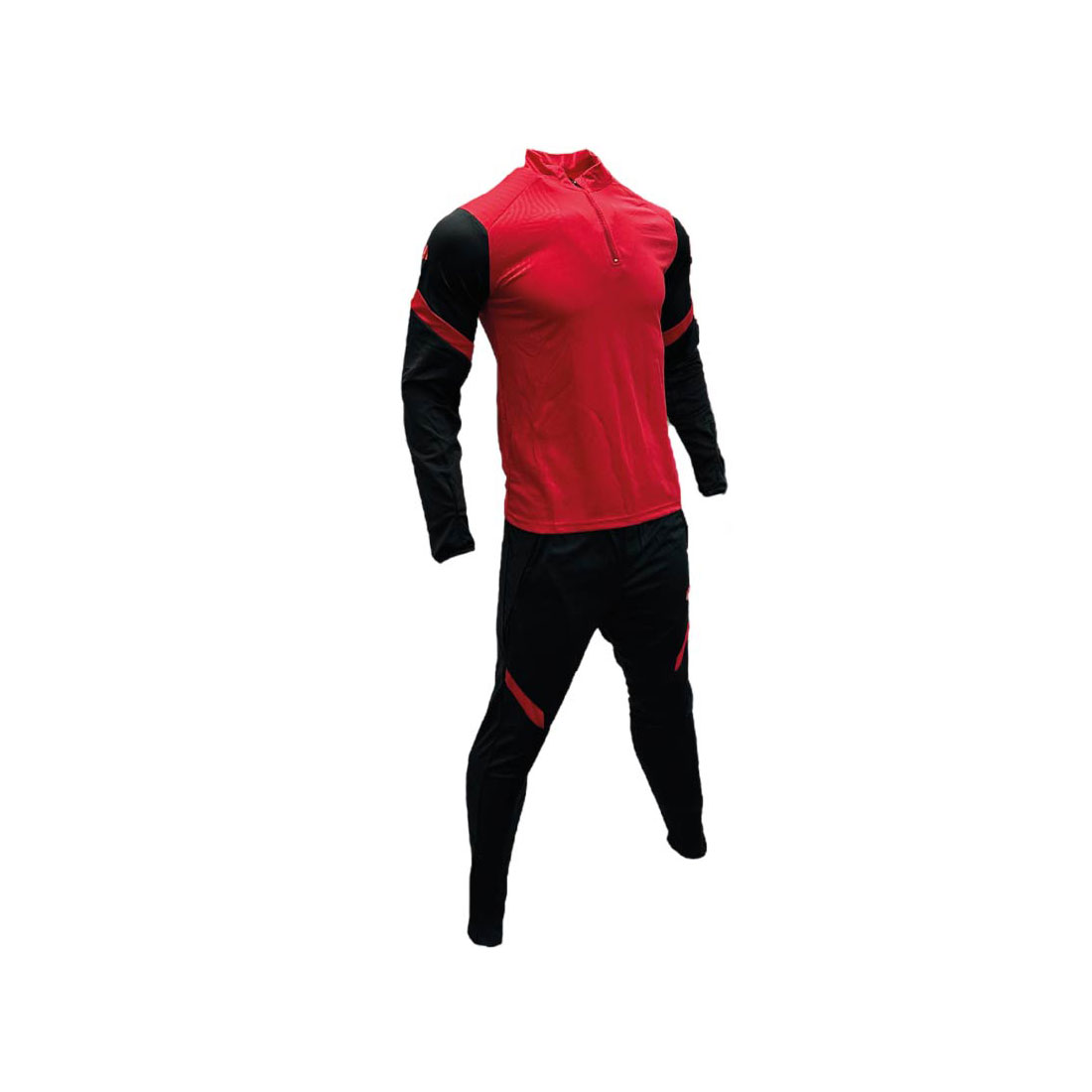 Black & Red Tracksuit Set - Image 3