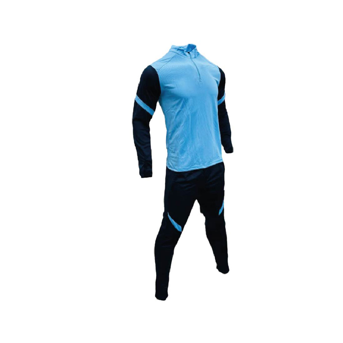 Sky Blue & Navy Tracksuit Set - Image 3