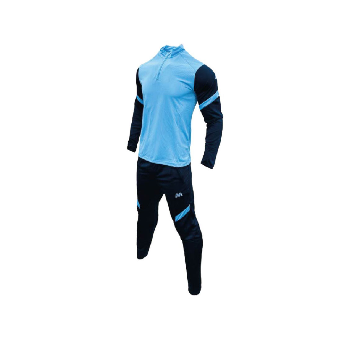 Sky Blue & Navy Tracksuit Set - Image 2
