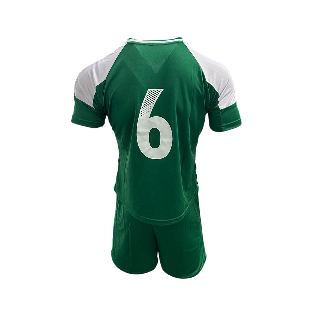 Green & White Striped Soccer Kit – Pack of 14 - Image 5