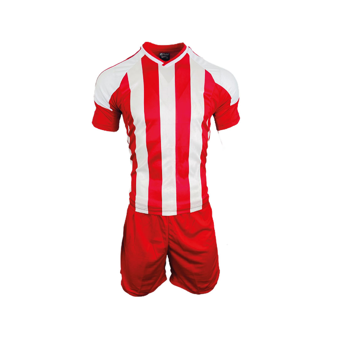 Red & White Striped Soccer Kit – Pack of 14