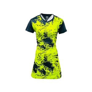 Neon Yellow Pattern Netball Kit – Pack of 10